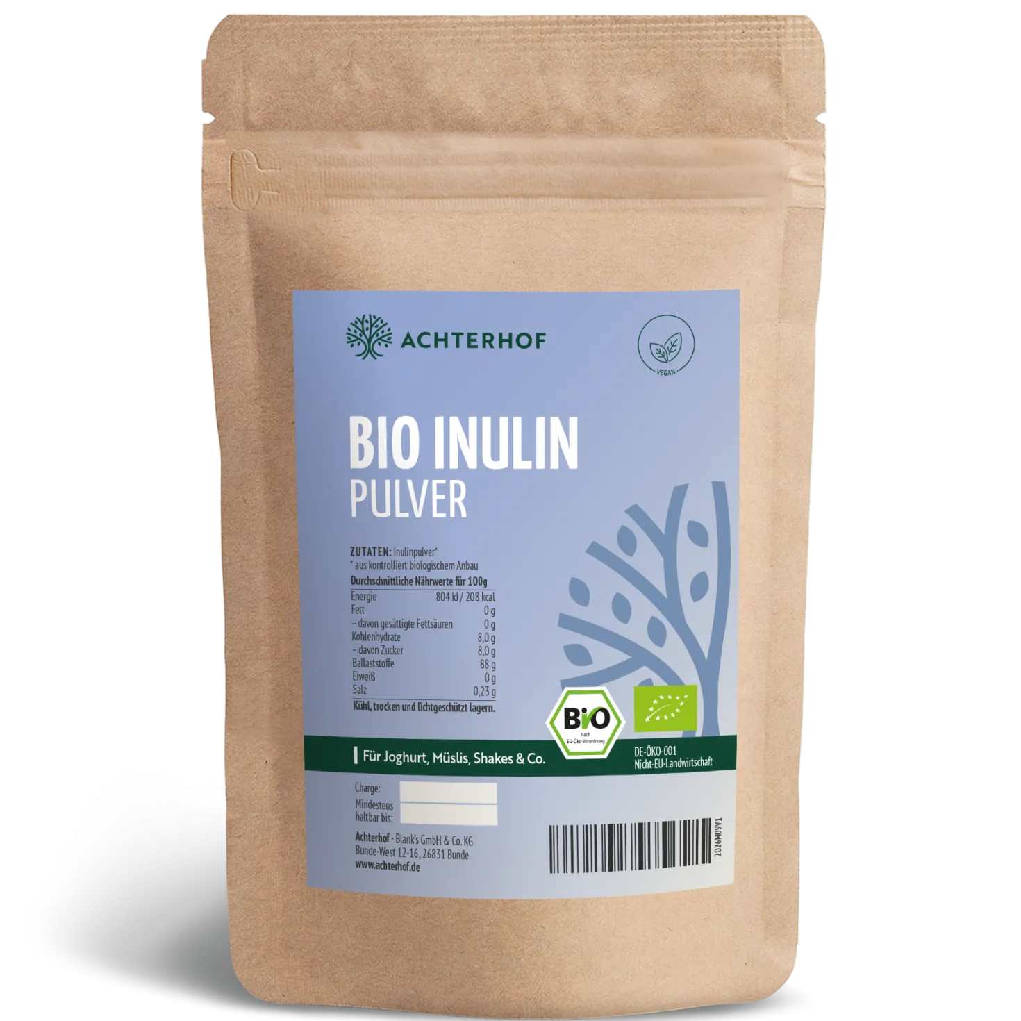 Agaven Inulin Pulver Bio (250g)