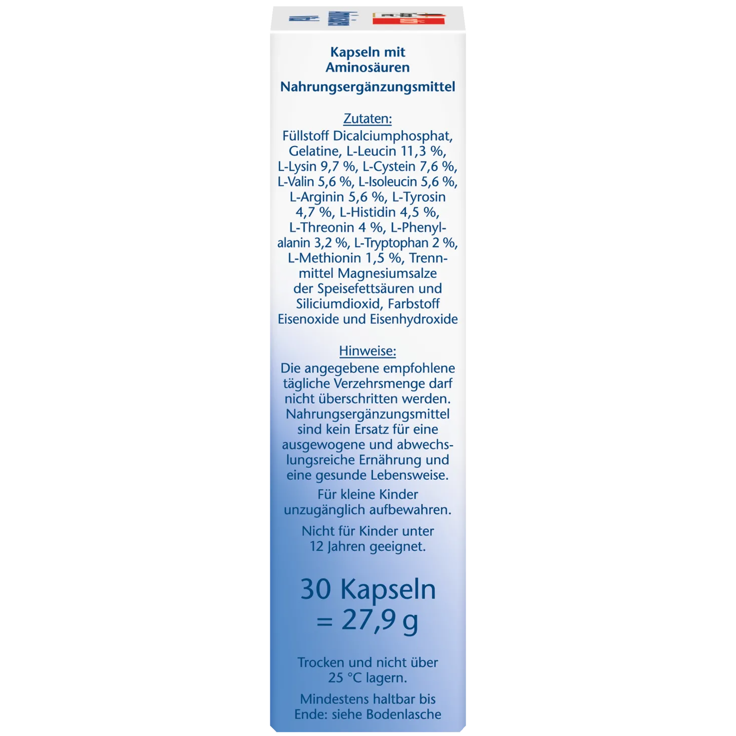 Aminosäuren Vital (30 Kapseln)