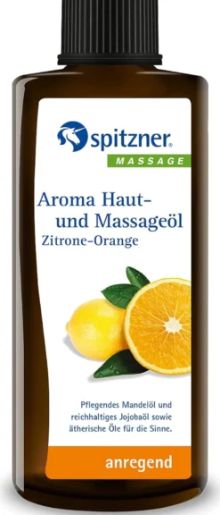 Aroma Haut- und Massageöl Zitrone-Orange (190ml)