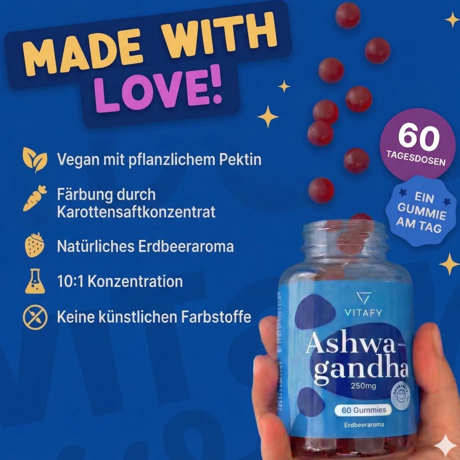 Ashwagandha (60 Gummies)