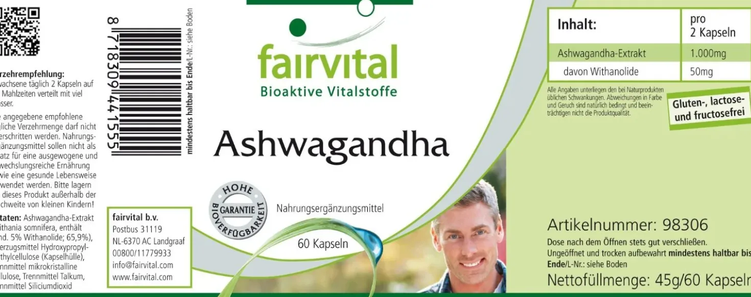 Ashwagandha (60 Kapseln)