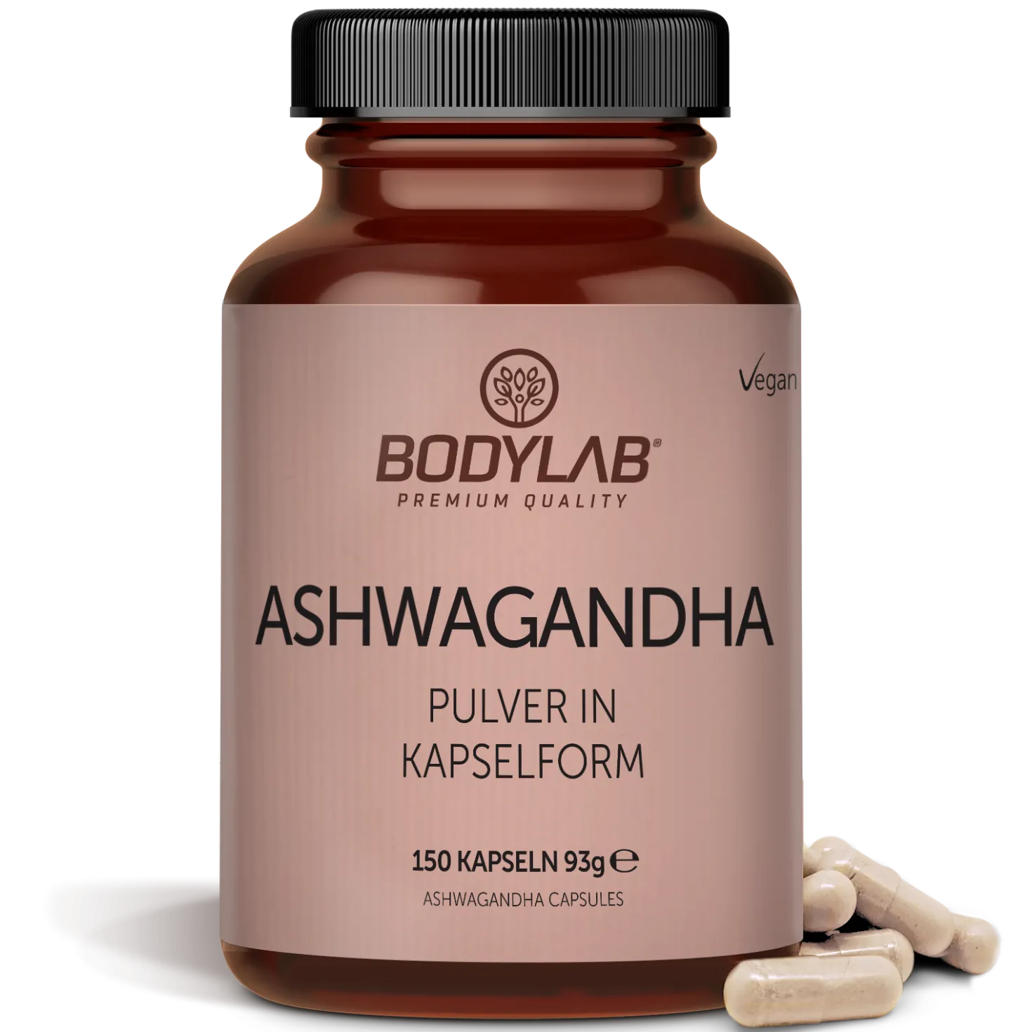 Ashwagandha Pulver in Kapselform (150 Kapseln)