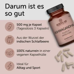 Ashwagandha Pulver in Kapselform (150 Kapseln)