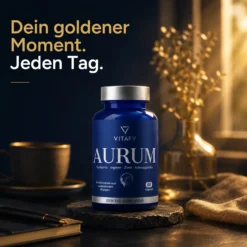AURUM - Goldene Mischung mit Kurkuma, Ingwer, Zimt & Ashwagandha (60 Kapseln)