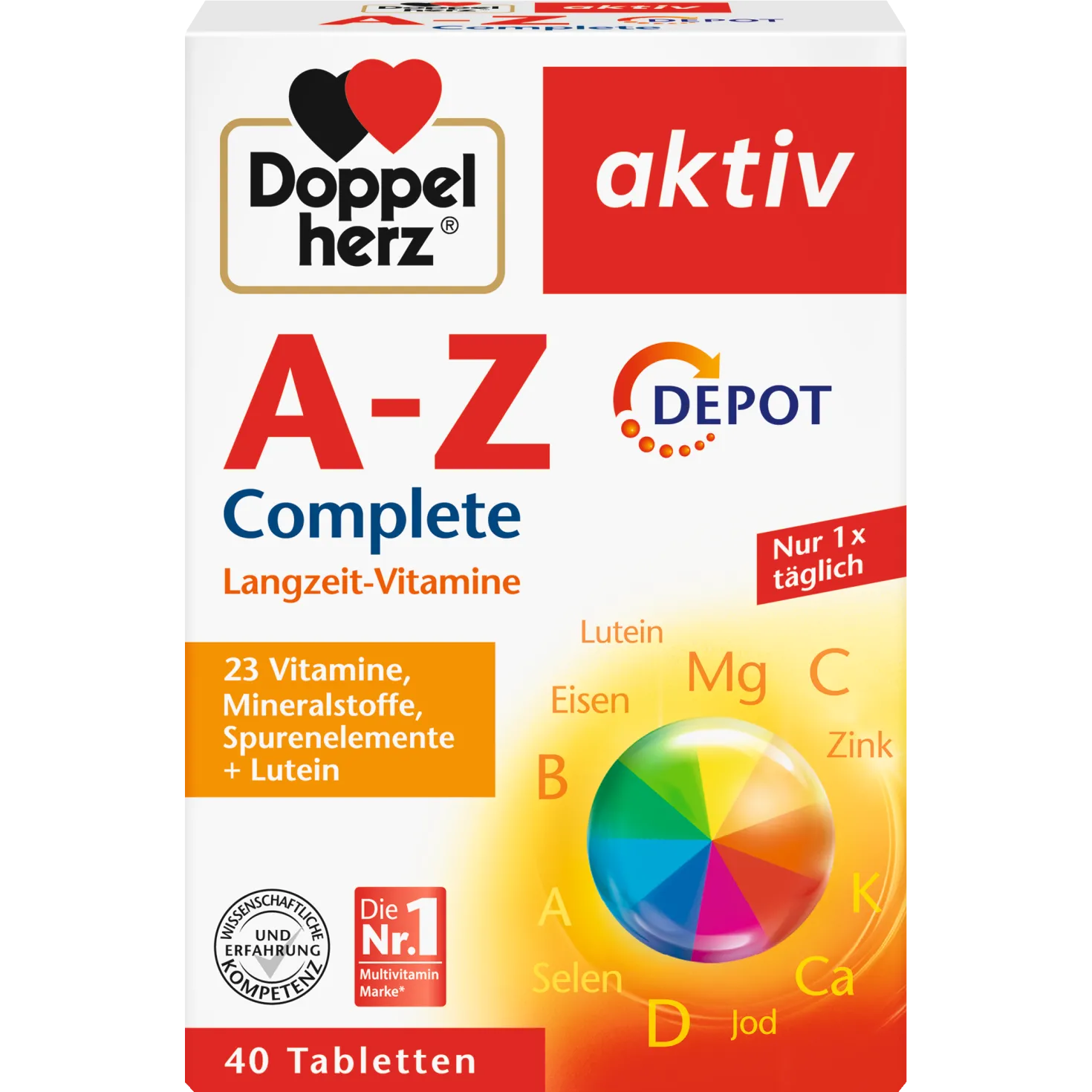 A-Z Langzeit Vitamine Depot (40 Tabletten)