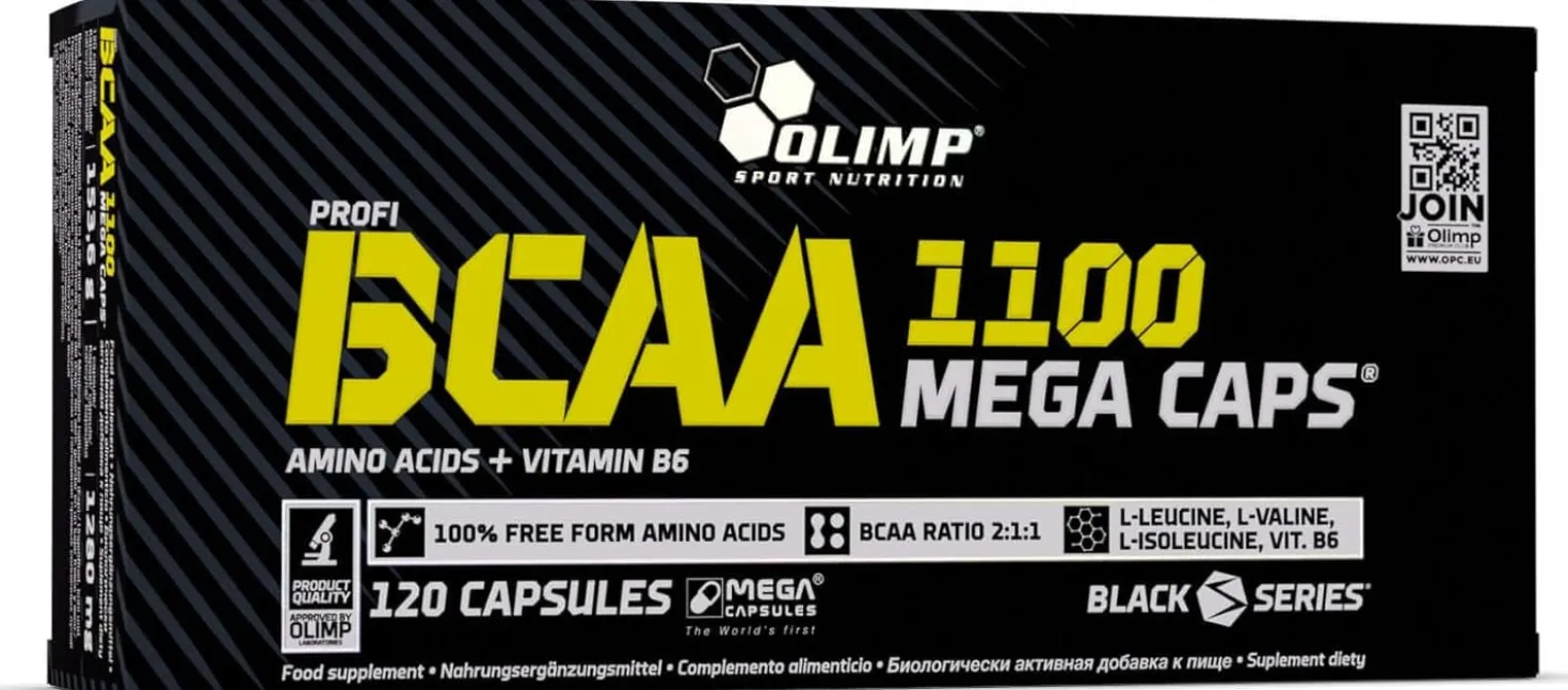 BCAA Mega Caps 1100 (120 Kapseln)