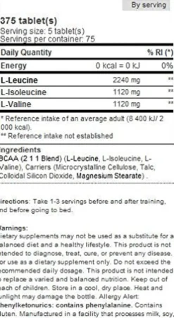 BCAA 6400 (375 Tabletten)