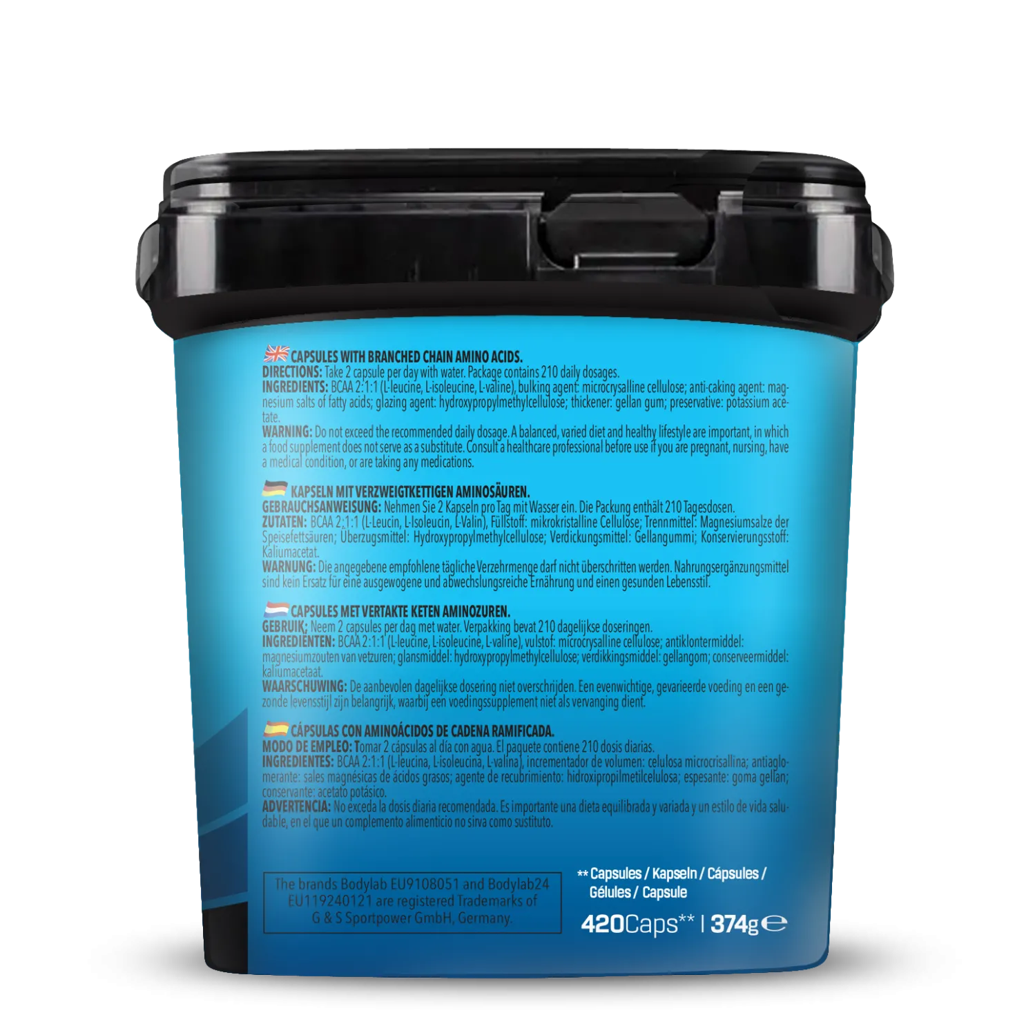 BIG PACK BCAA (420 Kapseln)