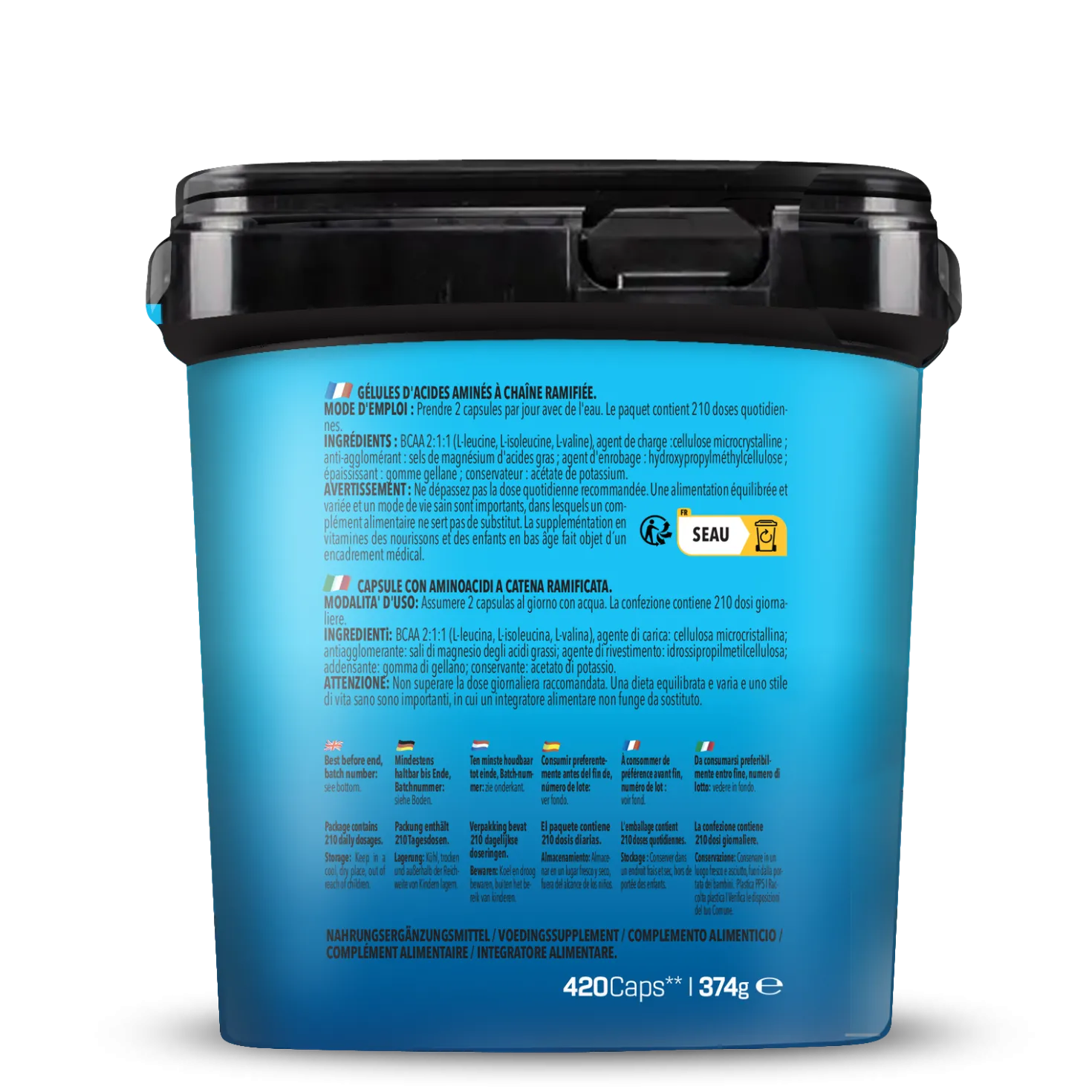 BIG PACK BCAA (420 Kapseln)