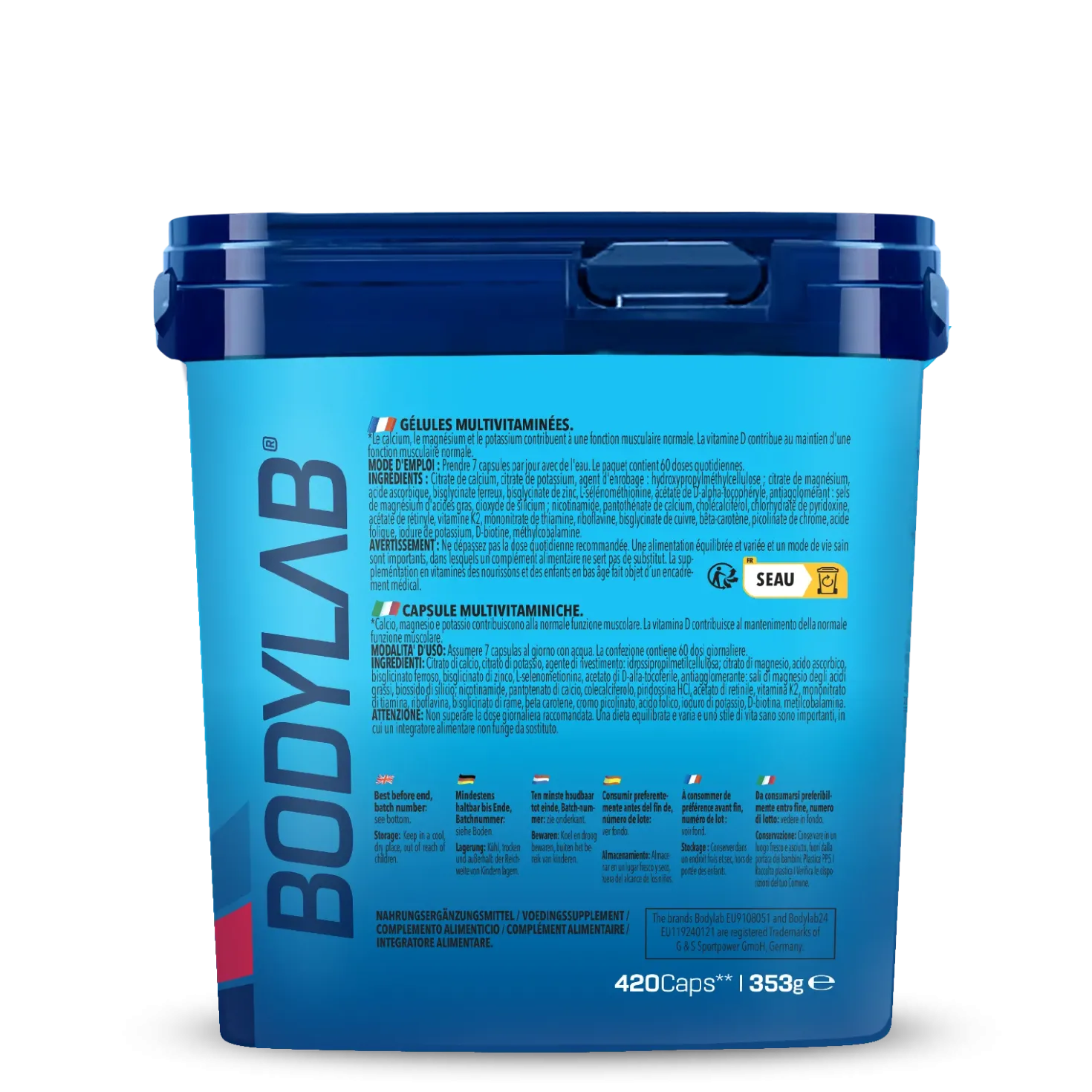 BIG PACK Bodybuilder Stack 2.0 (420 Kapseln)