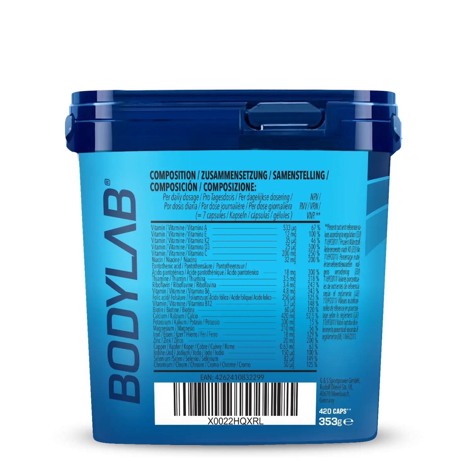 BIG PACK Bodybuilder Stack 2.0 (420 Kapseln)
