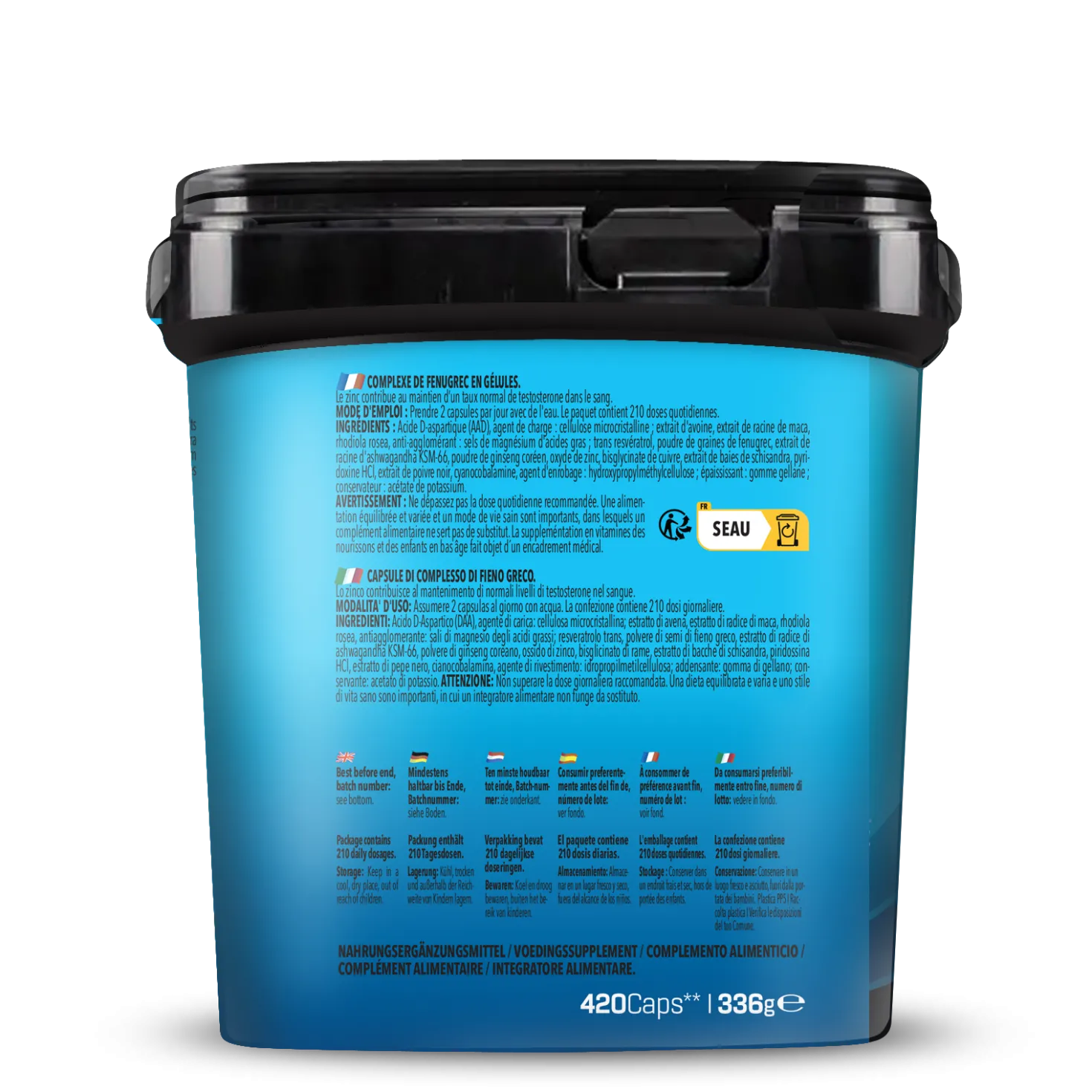 BIG PACK Testo Extreme 2.0 - neue Formel (420 Kapseln)