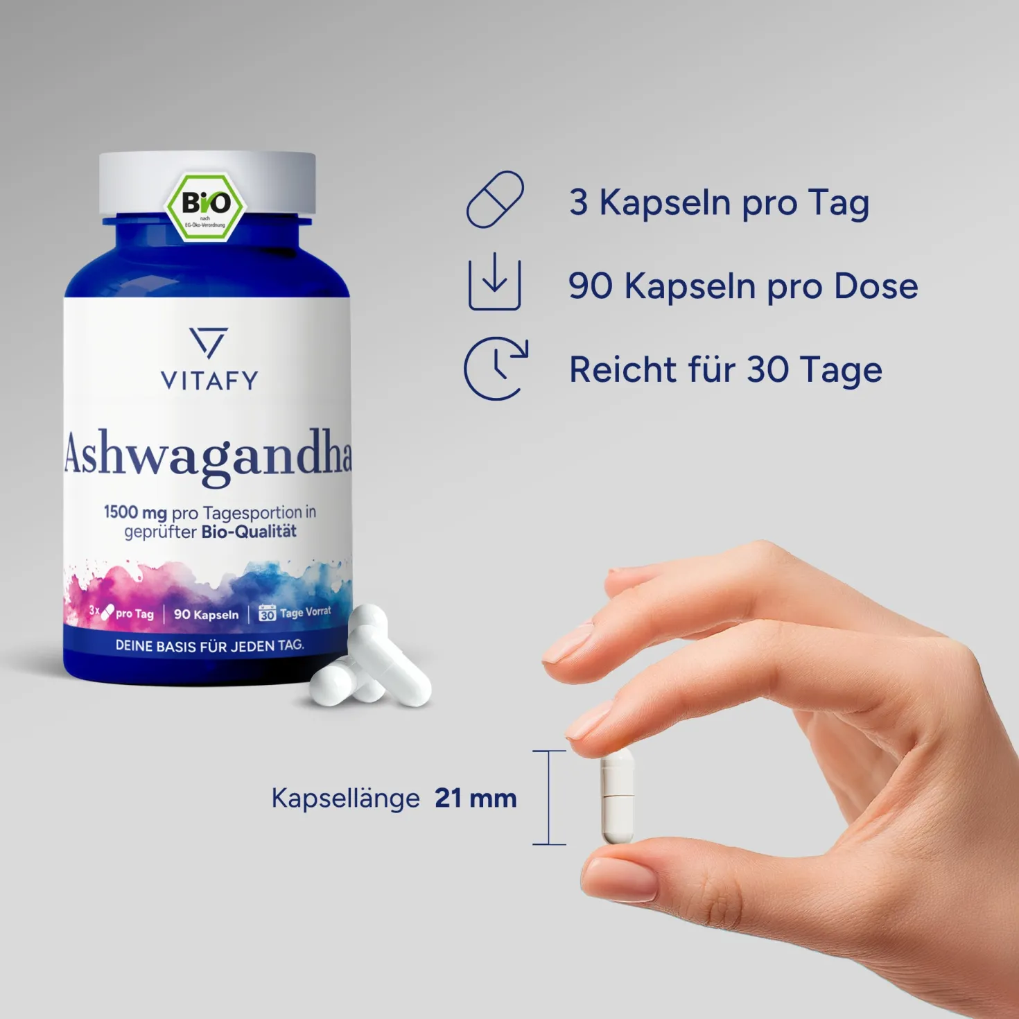 Bio Ashwagandha (90 Kapseln)
