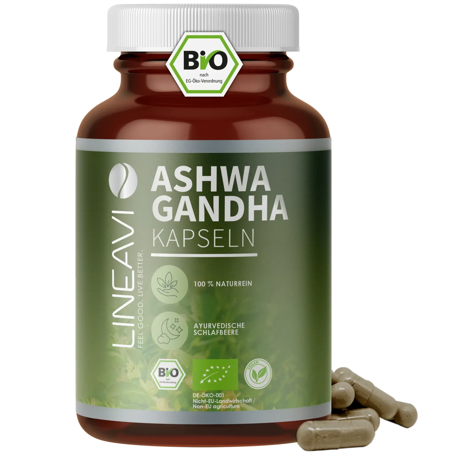 Bio Ashwagandha Kapseln (150 Kapseln)