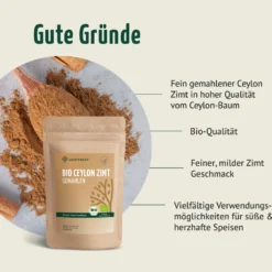 Bio Ceylon Zimt gemahlen (250g)