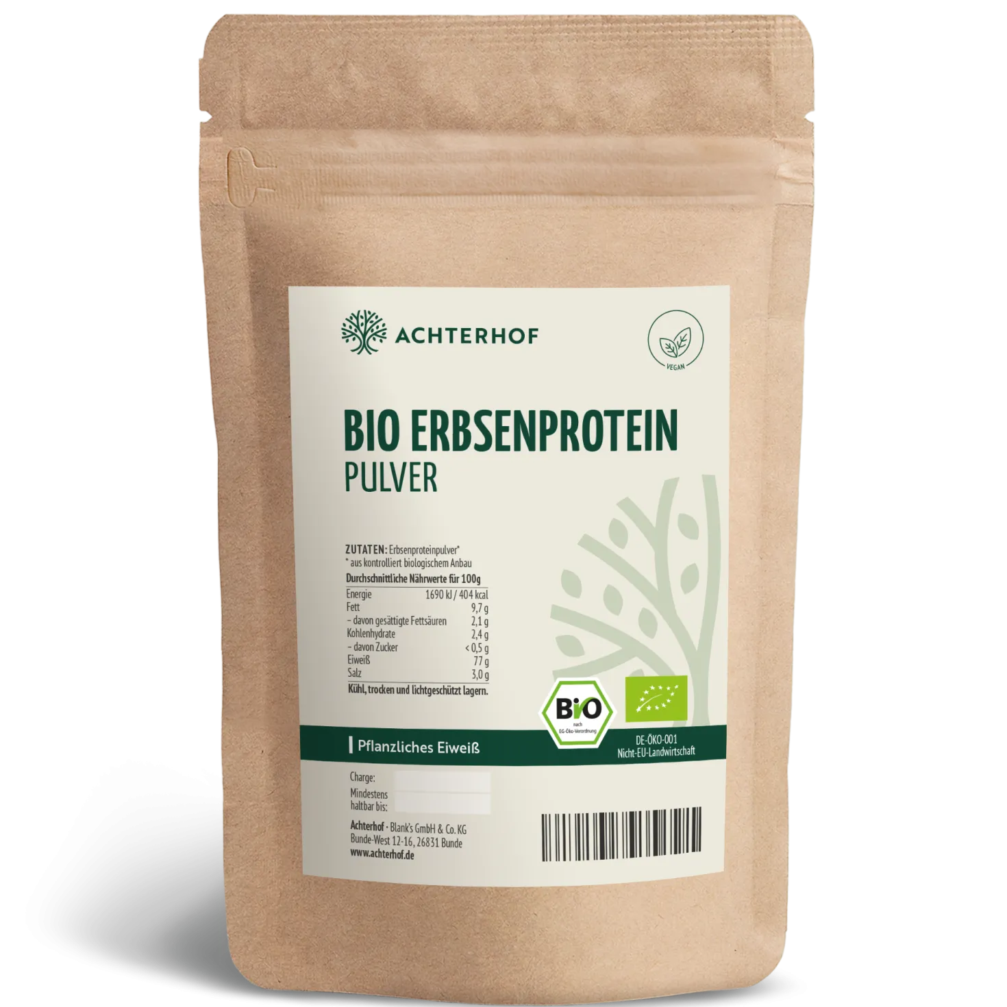 Bio Erbsenprotein Pulver (250g)