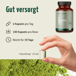 Bio Gerstengras Kapseln (180 Kapseln)