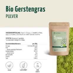 Bio Gerstengras Pulver (1000g)