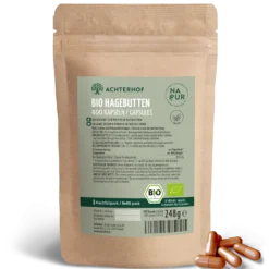 Bio Hagebutten Kapseln Nachfüllpack (400 Kapseln)
