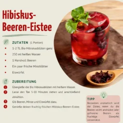 Bio Hibiskusblüten ganz (1000g)