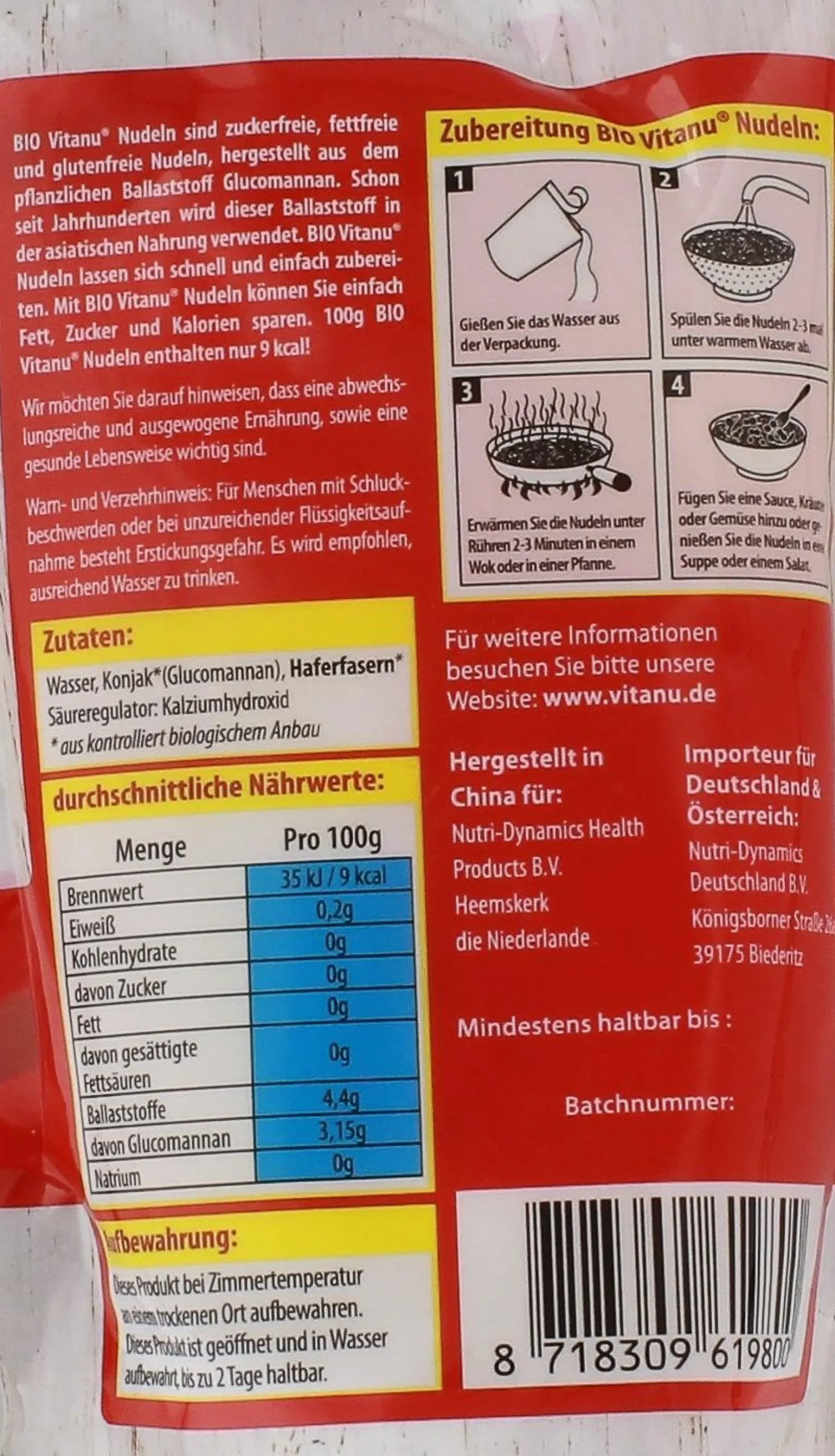 Bio Konjak Spaghetti (270g)
