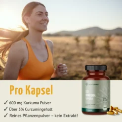 Bio Kurkuma Kapseln (180 Kapseln)