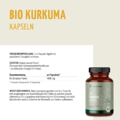 Bio Kurkuma Kapseln (180 Kapseln)