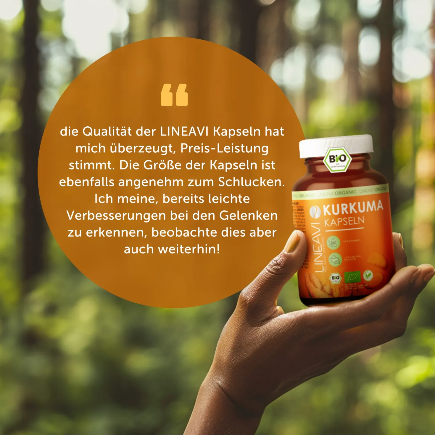Bio Kurkuma Kapseln (180 Kapseln)