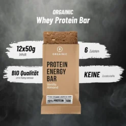 Bio Protein Energy Bars Vanilla Almond (12x50g)