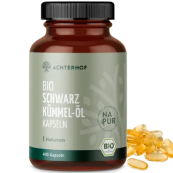 Bio Schwarzkümmel-Öl Kapseln (400 Kapseln)