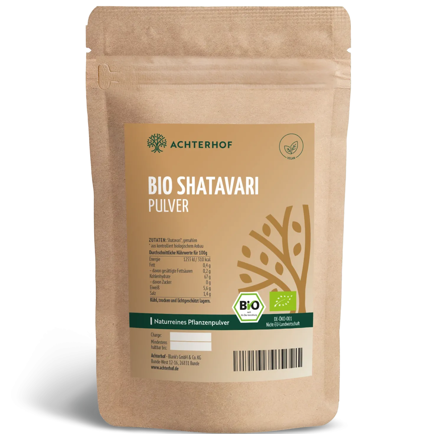 Bio Shatavari Pulver (100g)