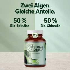 Bio Spirulina & Chlorella (400 Tabletten)