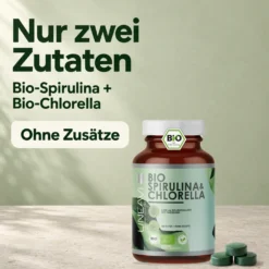Bio Spirulina & Chlorella (400 Tabletten)