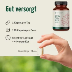 Biotin+Zink+Selen Kapseln (120 Kapseln)