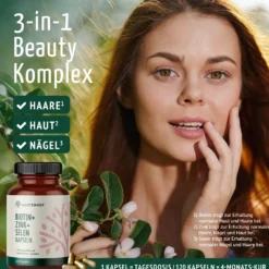 Biotin+Zink+Selen Kapseln (120 Kapseln)