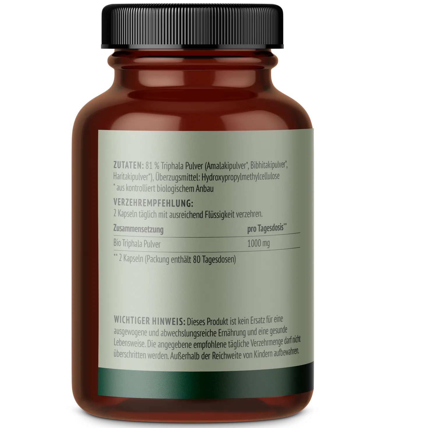 Bio Triphala Kapseln (160 Kapseln)