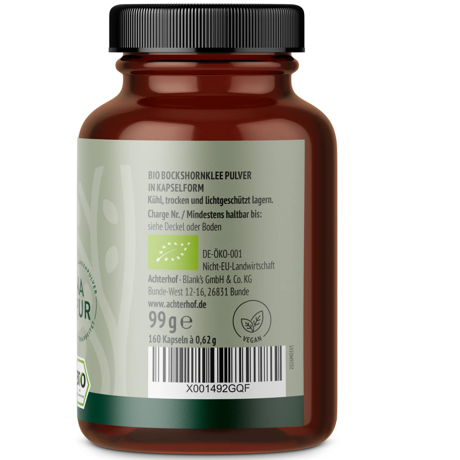Bockshornklee Kapseln Bio (160 Kapseln)
