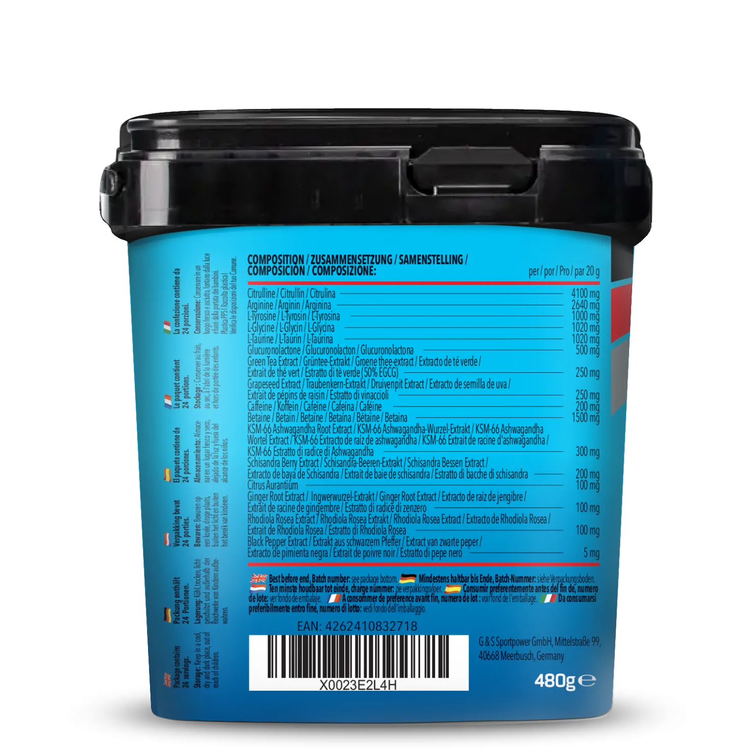 Bodybuilder Pre Workout (480g)