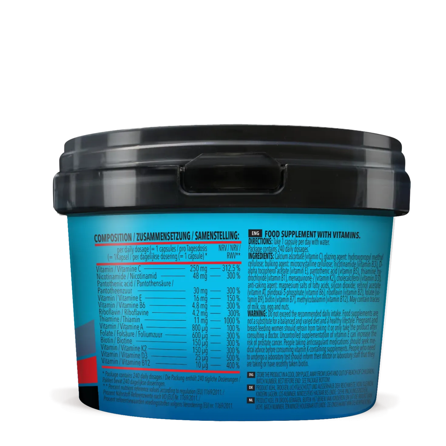Bodybuilder Vitamin Stack (240 Kapseln)