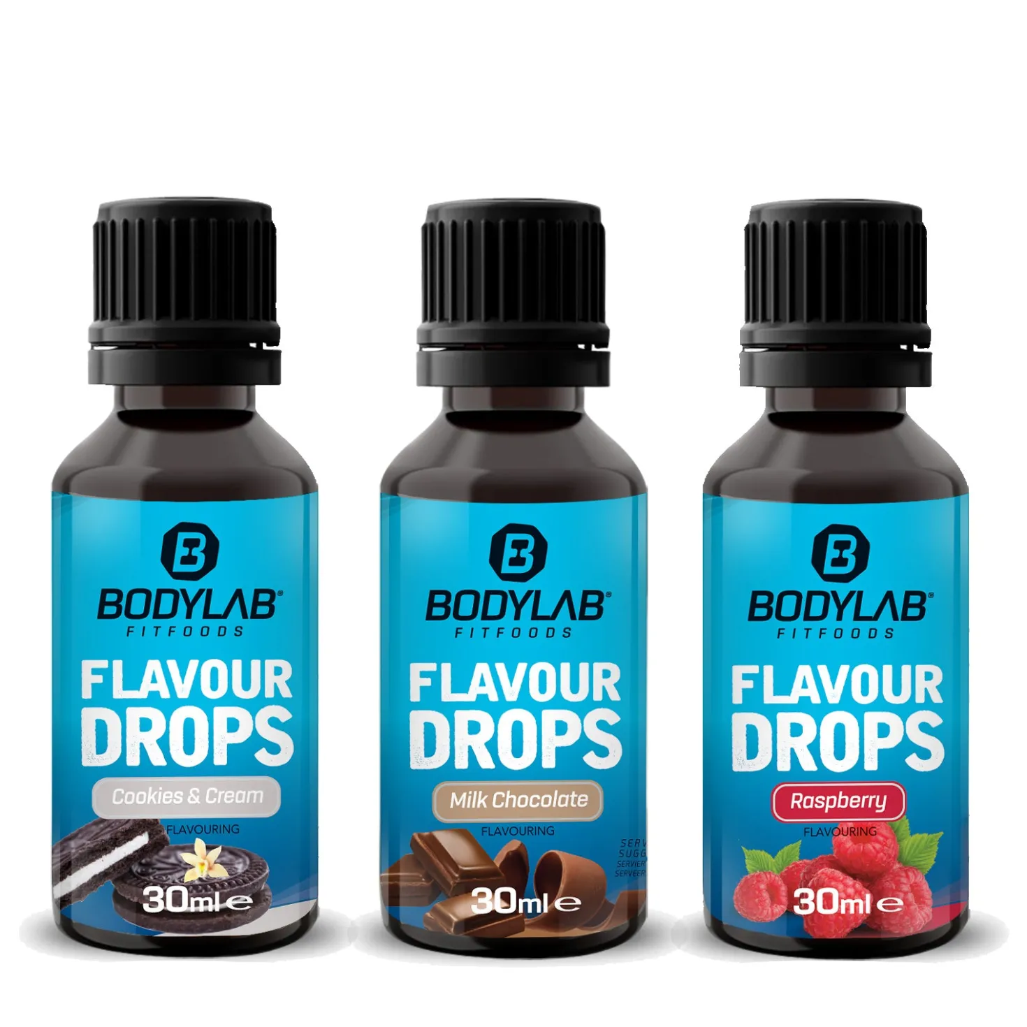 Bodylab Flavour Drops im 3er Set