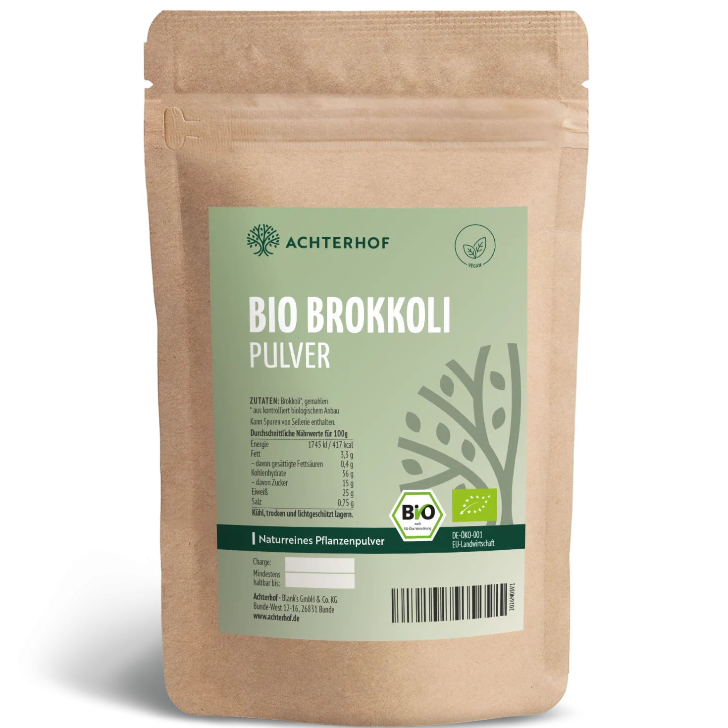 Brokkoli Pulver Bio (500g)