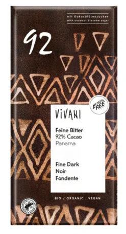 Cacao 92% Feine Bitter Schokolade Panama bio (80g)