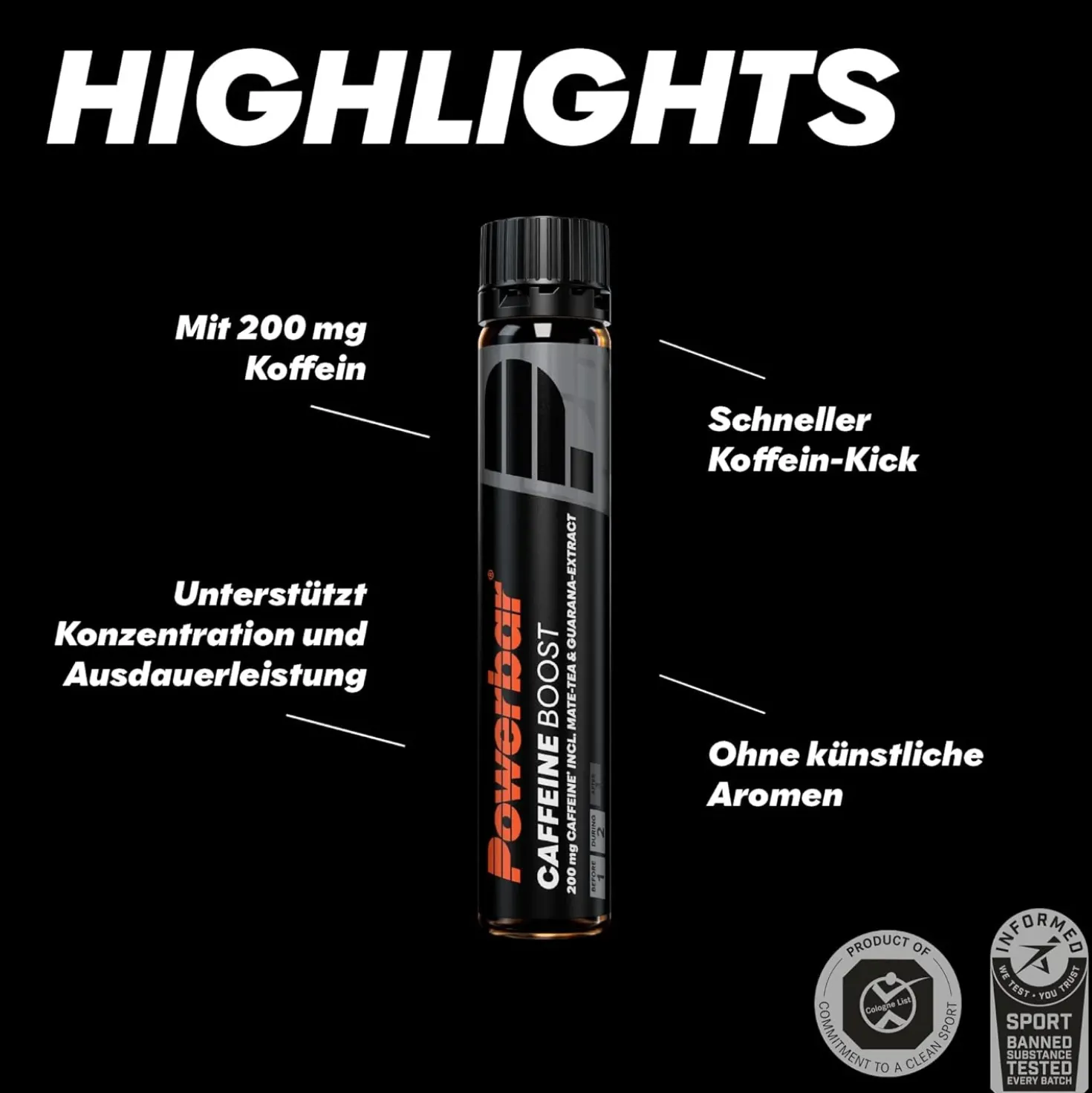 Caffeine Boost Ampullen Neutral (20x25ml)