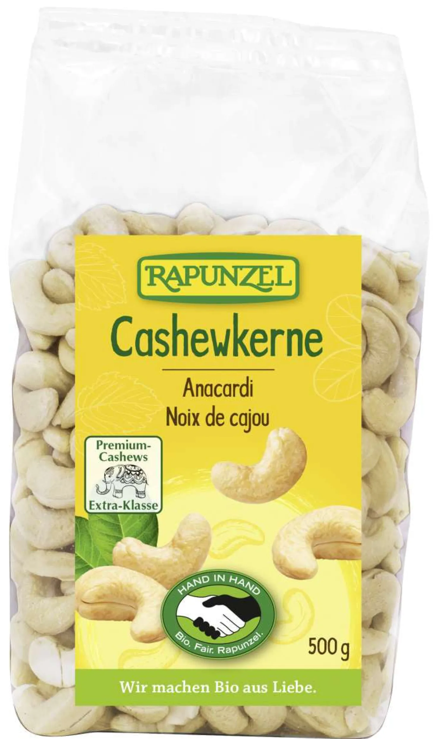 Cashewkerne ganz bio (500g)