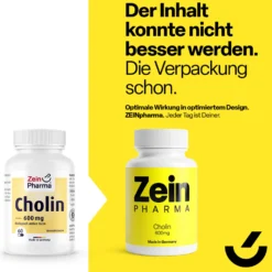 Cholin Kapseln 600mg (60 Kapseln)