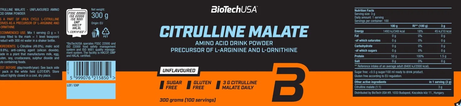 Citrulline Malate (300g)