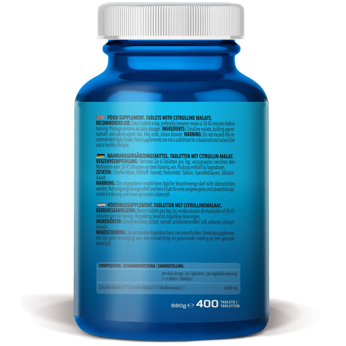 Citrulline Malate Pro (400 Tabletten)