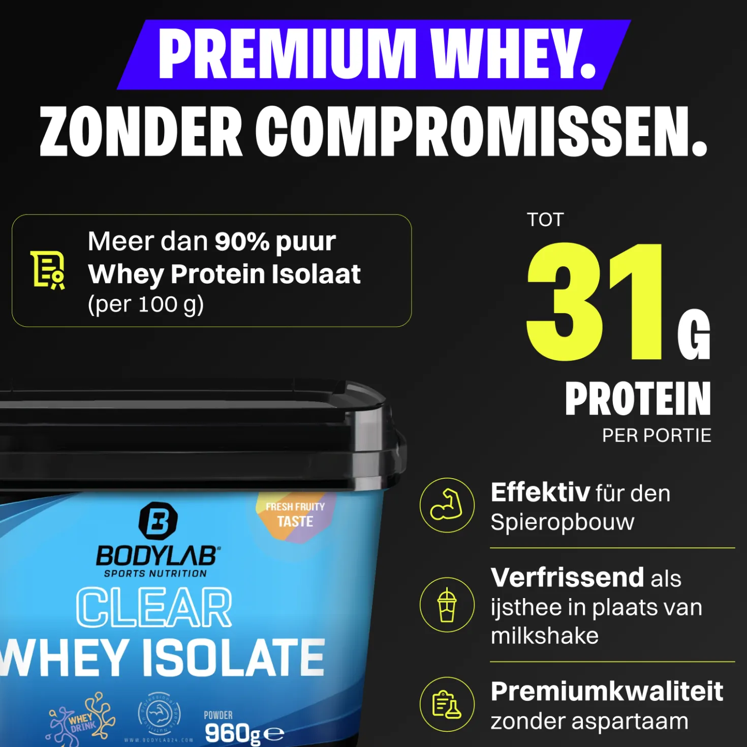 Clear Whey Isolate (960g)