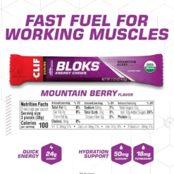 Clif Bloks Energy Chews (18x60g)