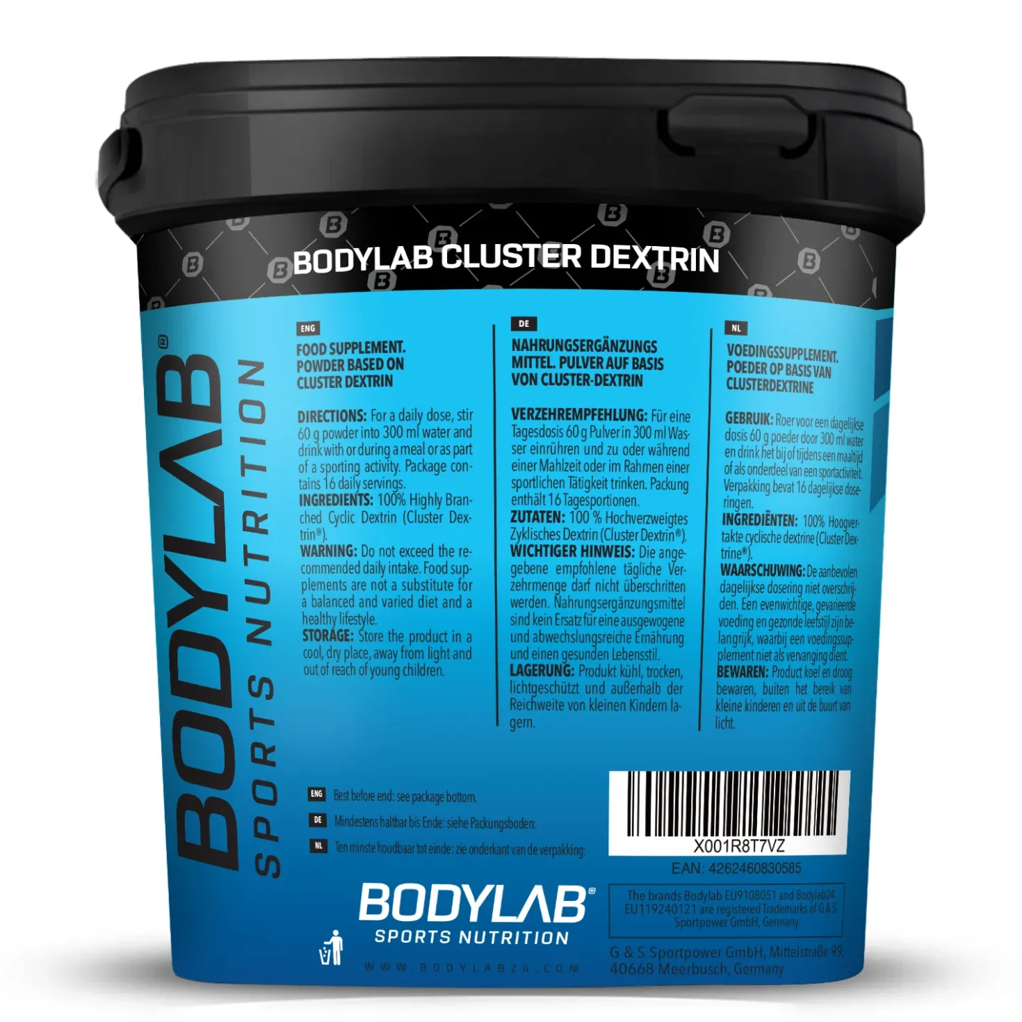 Cluster Dextrin - 100% highly branched cyclic Dextrin (1000g)